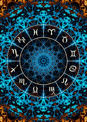 Zodiac mystic circle