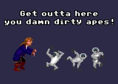 Monkey Island Dirty Apes