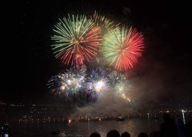 fireworks in Ischia 