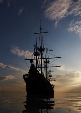 Old galleon