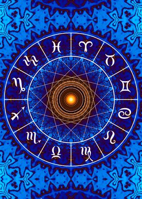 Zodiac mystic circle