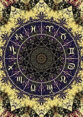 Zodiac mystic circle