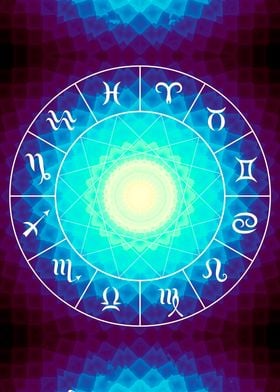 Zodiac mystic circle