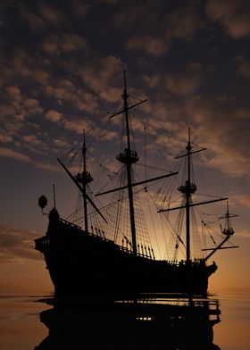 Old galleon