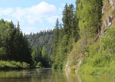 taiga river Koiva