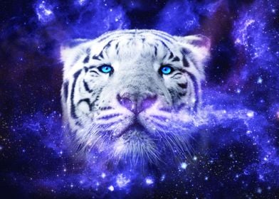 'White Tiger Nebula ' Poster by nogar007 | Displate