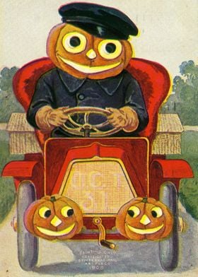 Vintage Halloween Poster