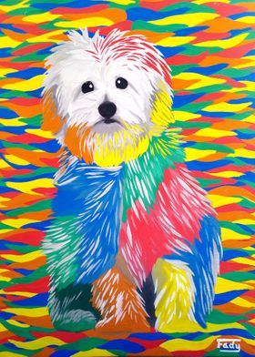 Colorful Puppy