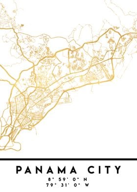 Panama City Map