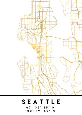 Seattle Map Washington