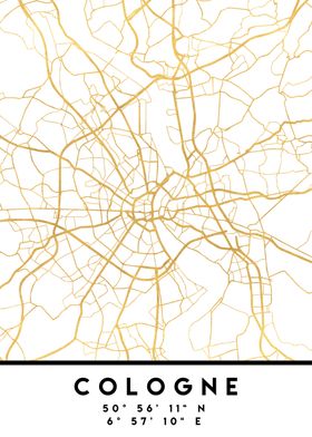 Cologne Map Germany