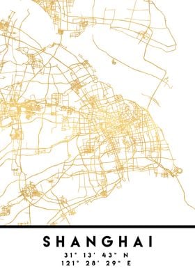 Shanghai Map China