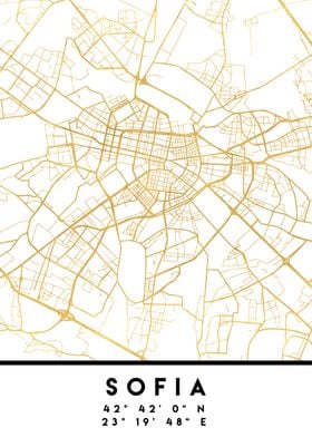 Sofia Map Bulgaria