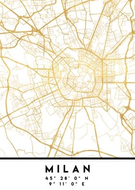 Milan Map Italy