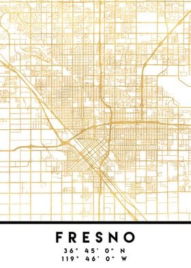 Fresno Map California