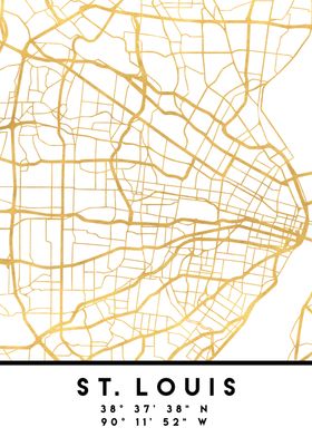 St Louis Map Missouri