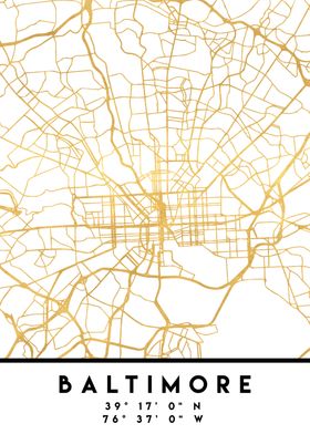 Baltimore Map Maryland