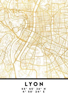 Lyon Map France