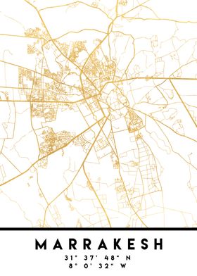 Marrakesh Map Morocco