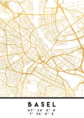 Basel Map Switzerland