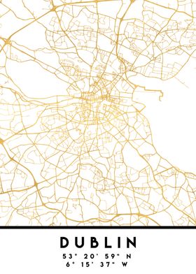 Dublin Map Ireland