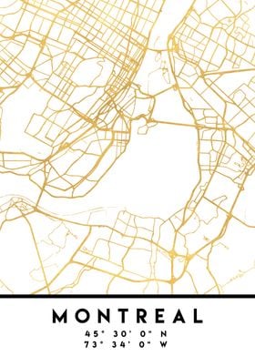 Montreal Map Canada