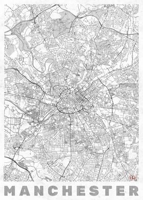 Manchester Map Line