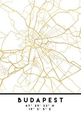 Budapest Map Hungary