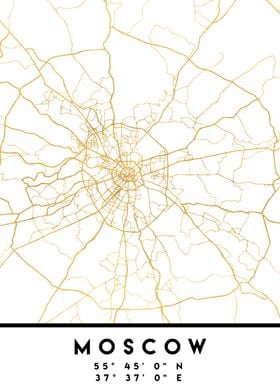 Moscow Map Russia