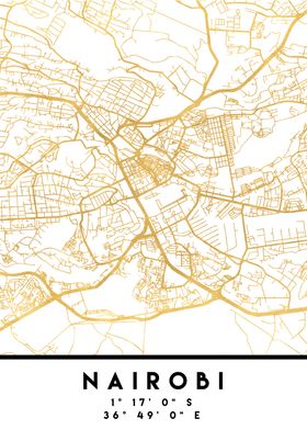 Nairobi Map Kenya