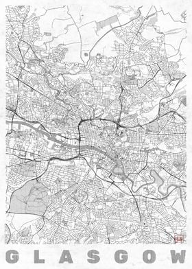 Glasgow Map Line