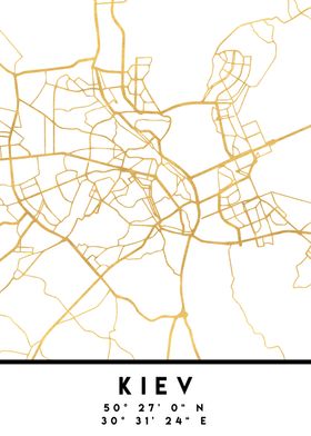 Kiev Map Ukraine