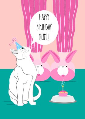 Cat Mum Birthday