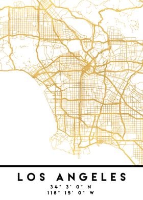 Los Angeles Map California