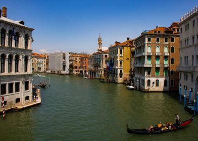 Gondola in Grand Canal