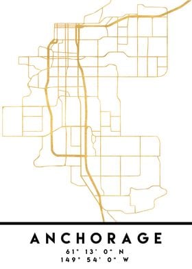 Anchorage Map Alaska