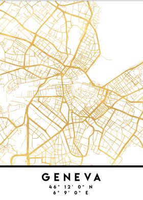 Geneva Map Switzerland