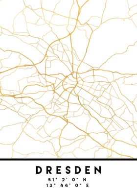 Dresden Map Germany