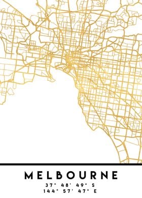 Melbourne Map Australia