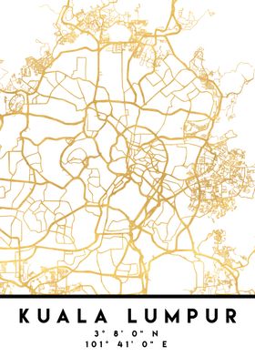 Kuala Lumpur Map Malaysia