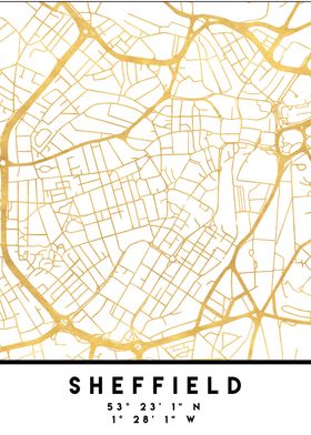 Sheffield Map England