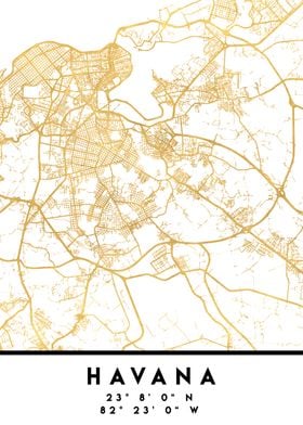 Havana Map Cuba