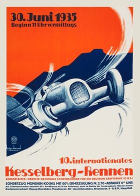 10 Internationales Kesselberg Rennen 30 Juni 1935