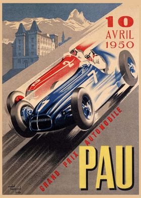 Grand Prix Automobile PAU 10 Avril 1950