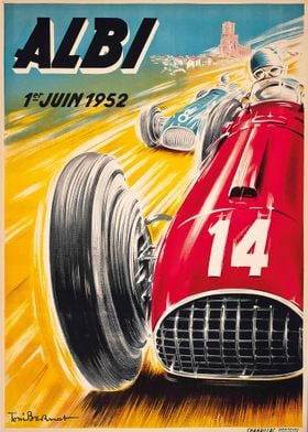 Albi Grand Prix 1er Juin 1952 Car Race