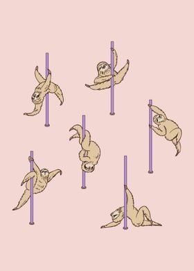  Sloths Pole Dancing Club