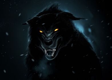 Black wolf