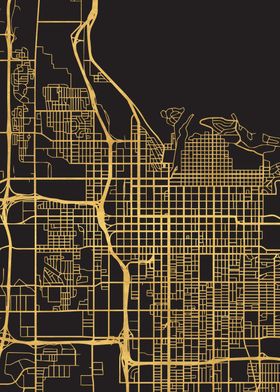 Salt Lake City Map Utah