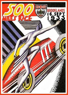 500 Miles Race Brooklands 16 sept 1933