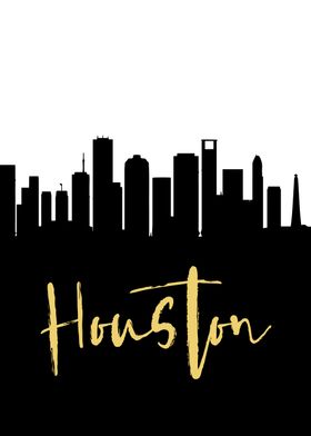 Houston Skyline Texas City